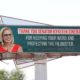 Bought by Election Transparency Initiative, a highway billboard sign thanks Senator Kyrsten Sinema for protecting the filibuster | Democrats’ Election Bills Good As Dead As Manchin and Sinema Help Republicans Keep The Filibuster | featured