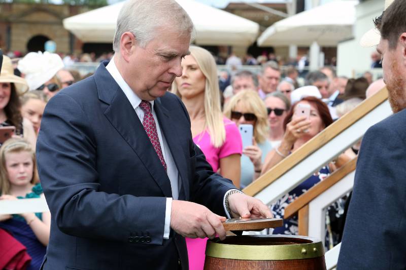HRH The Duke Of York KG assists in the burying of a Time Capsule | Prince Andrew