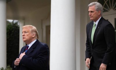President Donald Trump enters the Rose Garden at the White House after meeting | House Minority Leader Kevin McCarthy Won’t Cooperate With January 6 Panel | featured
