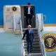 President Joe Biden descends the steps from Air Force One | Fox Poll: Most Americans Don’t Want A Second Term for Biden | featured