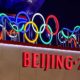 Beijing 2022 Winter Olympics symbol is seen at the Olympic Green | Beijing Olympics Opening Ceremony Hit All-Time Viewership Low | featured