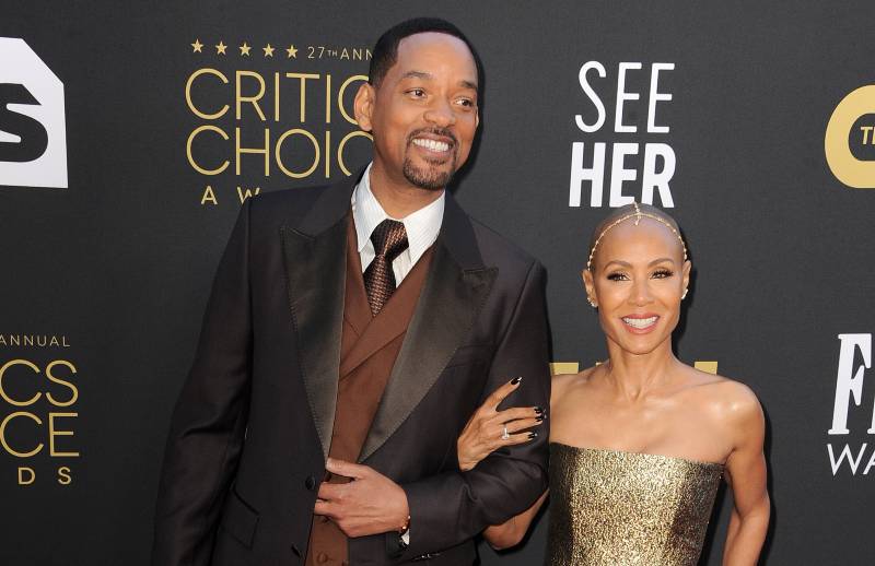 Will Smith and Jada Pinkett Smith at the 27th Annual Critics Choice Awards | Sickened At Standing Ovation for Will Smith