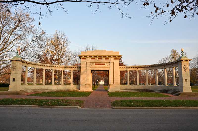 Memorial Arch, made of Indiana limestone in 1903 | Gibson’s Bakery Falsely Accused of Racism By Oberlin College 