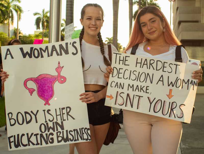 hundreds rallied for women's rights after a wave of aggressive abortion bills in several states | International Threats, Oklahoma Abortion Ban, Student Loan Pause & More