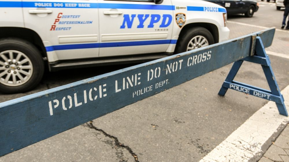 police barrier on the street | Man Willing to Testify Against MS-13, Found Dead | Featured