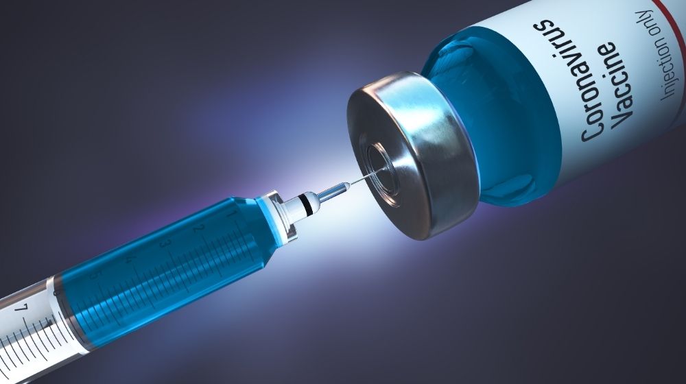 Coronavirus Vaccine Vial and Syringe | Trump, Biden Celebrate as Pfizer Announces Vaccine Preventing 90% of COVID-19 | Featured