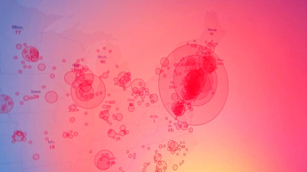 double exposure of coronavirus | US Battens Down the Hatch, Economic Relief in the Works | Featured