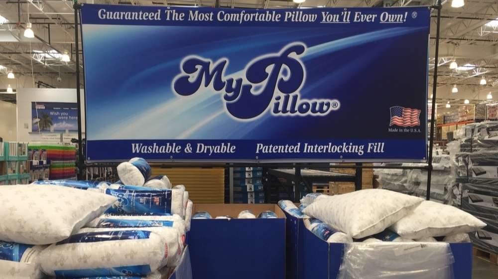 A MyPillow display at a retailer-MyPillow CEO and Trump Supporter Says Kohl's and Other Companies Will Drop Brand-ss-Featured