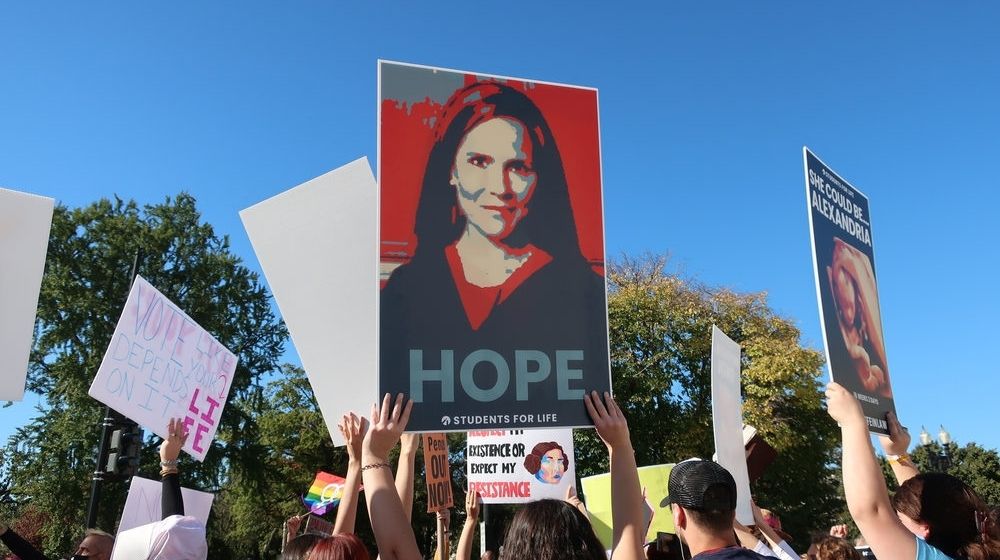 Women’s March Rally at US Supreme Court | Amy Coney Barrett Sworn into Supreme Court | Featured