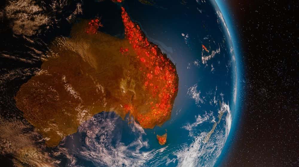 space shot of Australia on fire | AUSTRALIA FIRES: “It’s Like Something Out of a Horror Movie” | FEatured