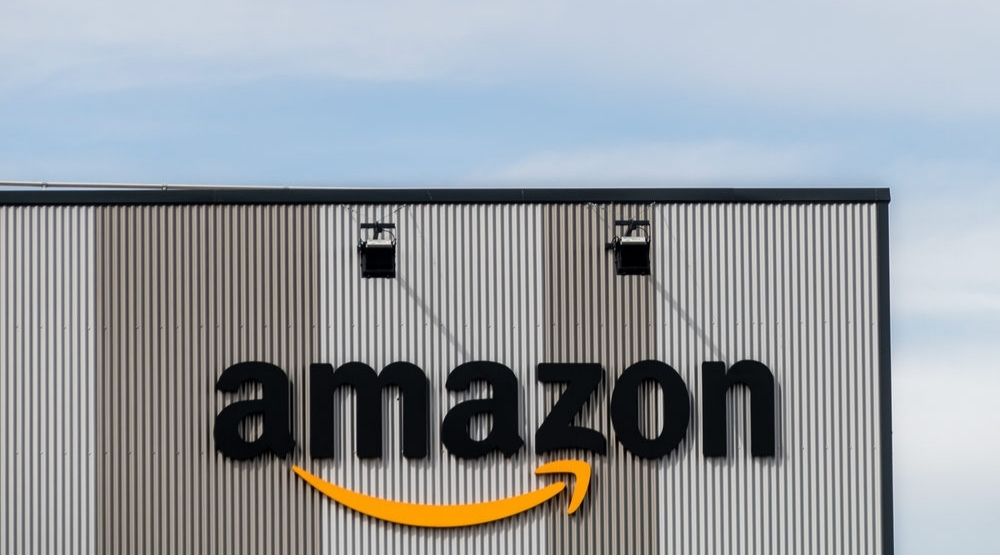 Amazon Logo in Logistic Centre | Amazon Introduces Amazon One Which Allows You to Pay with Your Palms | Featured