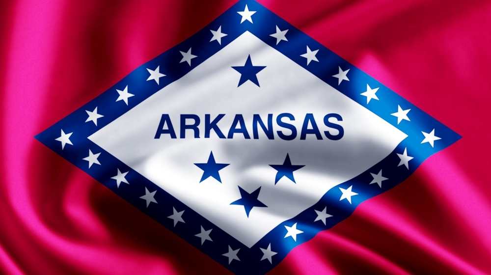 Arkansas flag illustration-Arkansas Says No Govenor to Sign Bill to Void Gun Restrictions-ss-Featured