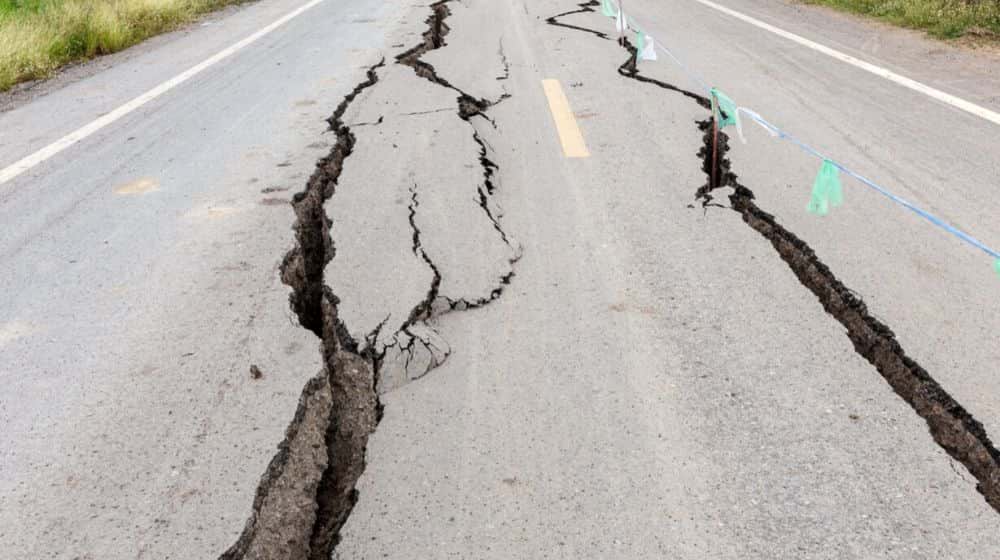 cracked road due to earthquake | 5.7 Magnitude Earthquake Hits Utah | Featured