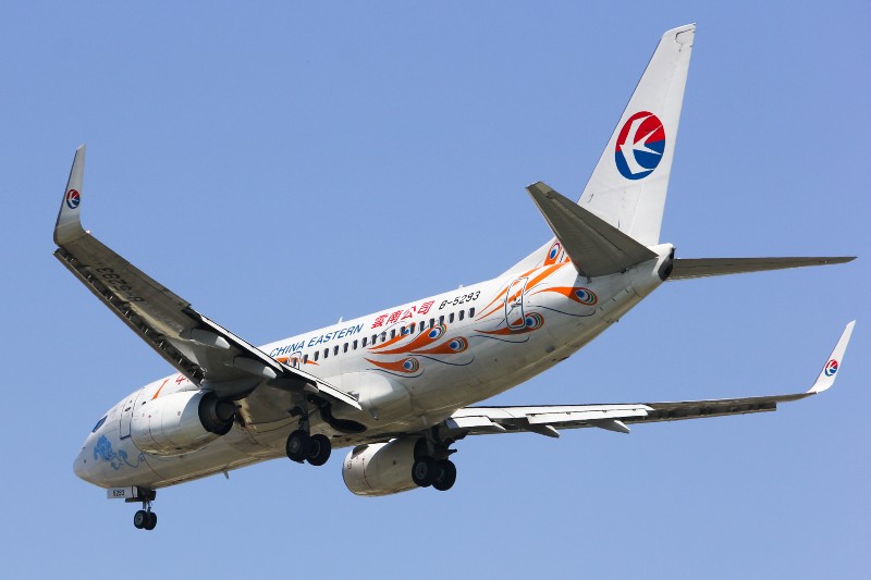 B-5293 Boeing 737-700 of China Eastern Airline Landing to Chiangmai Airport from Kunming | China Eastern Airlines Boeing 737-800 Crashes, 132 People Still Unaccounted