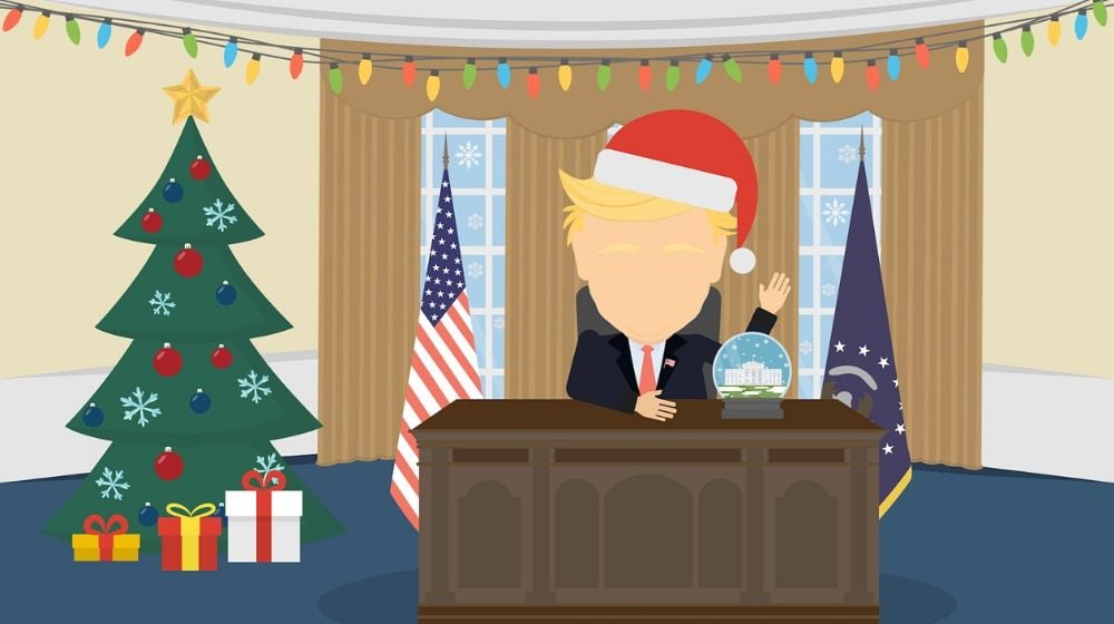 Christmas Trump Drawing | THE UNHYPHENATED AMERICAN: Trump Makes Christmas About Jesus Again | Featured