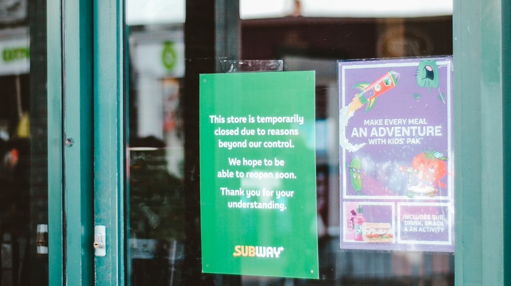 Subway is close due to coronavirus | ‘The Whole City Laid Off’: Jobless Claims Climb Sky High | Featured