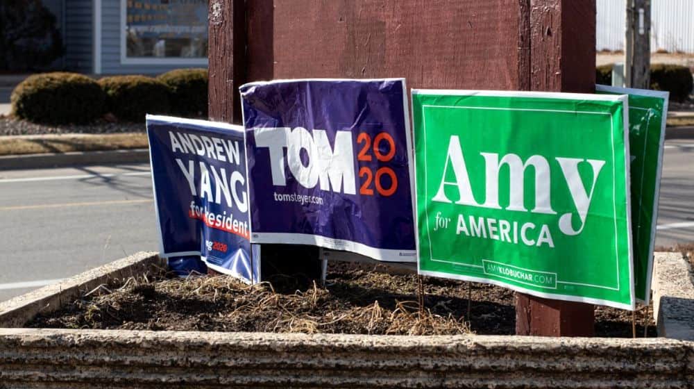 Democratic race banner | Chair of Iowa Democratic Party Troy Price Resigns After Caucus Fiasco | Featured