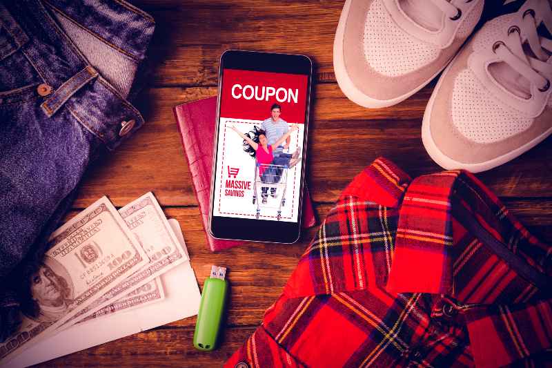 Differents objects using for adventure against sale advertisement-Extreme Couponers