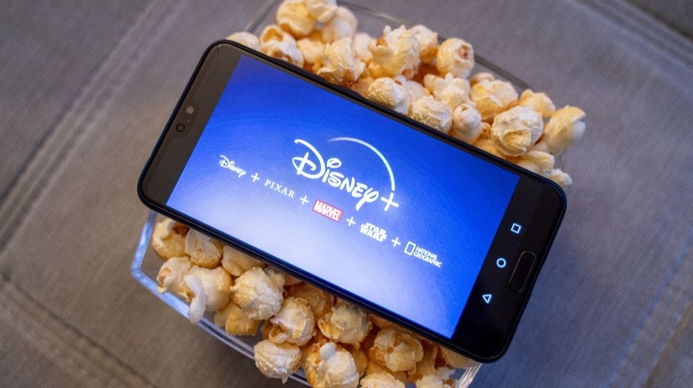 Disney Plus Streaming Service Logo on a Smartphone | “Mulan” to Be Released on Disney+ in September – for a Price | Featured
