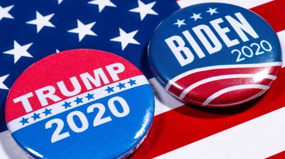 Donald Trump and Joe Biden Pin Badges | Presidential Town Halls Highlight Disparaging Media Treatment | Featured