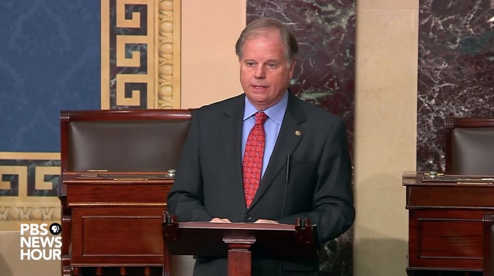 Doug Jones | Vulnerable Democrat Doug Jones Will Vote to Convict Trump | Featured