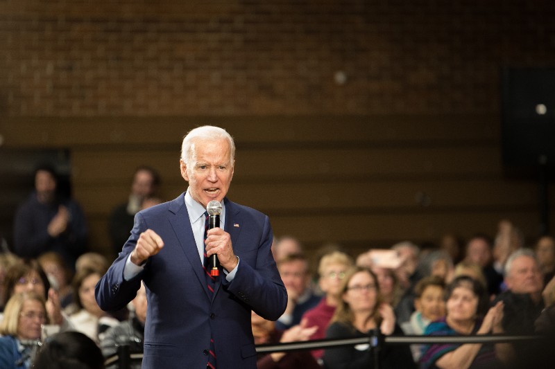 Former Vice President and presidential candidate | Biden Claims Strongest bidens first year in Economic Track Record