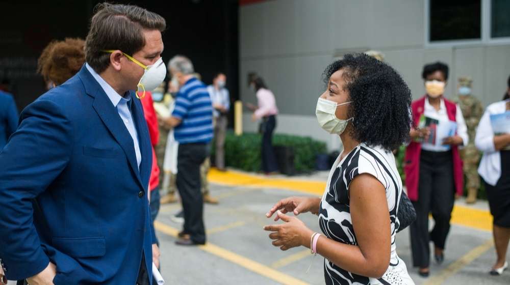 Gov. Ron DeSantis Said People are Moving to Florida Registering as Republican in Masses-ss-Featured