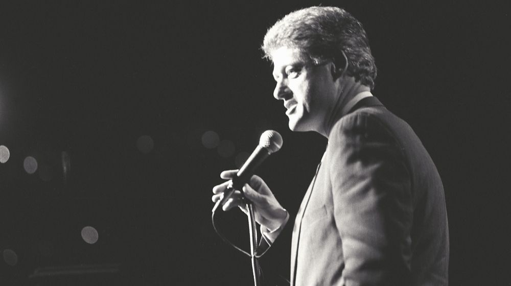 Clinton Impeachment Whistle-Blower Linda Tripp Dies at 70 | Bill Clinton Black and White Photo | Featured