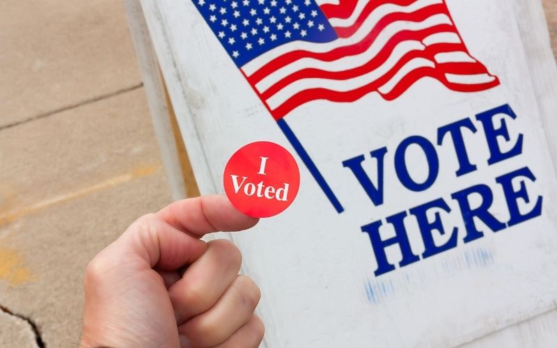 I Voted Sticker | The 2020 Presidential Election is Headed to the Courts