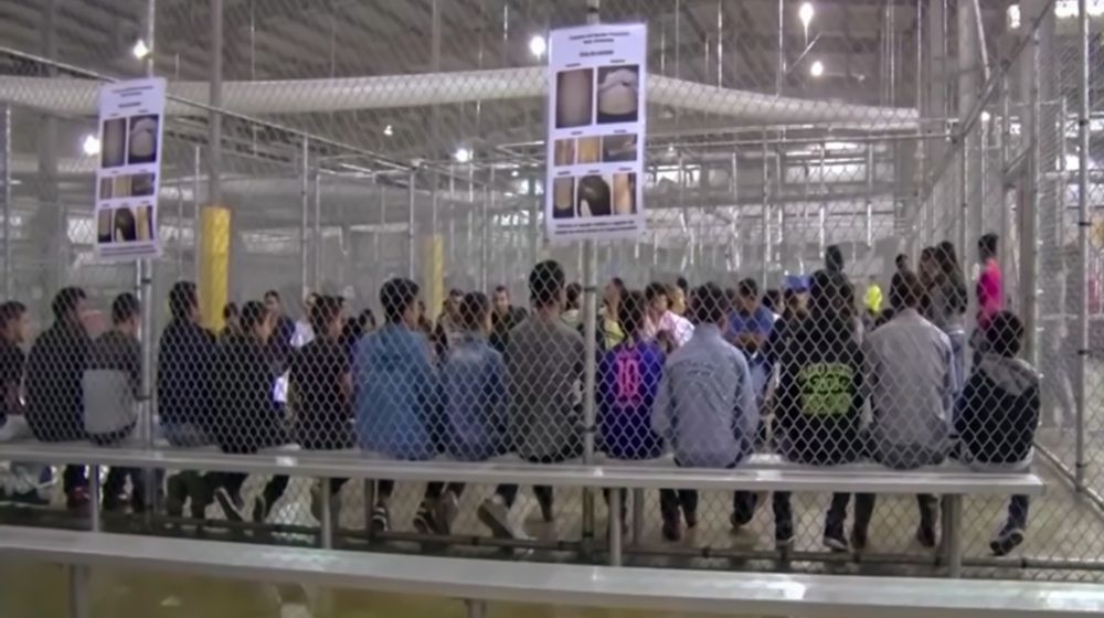 Illegal child immigrants in a holding facility-Biden Administration Plans to Fly Illegal Immigrant Minors to Their Relatives' US Residences-ss-Featured