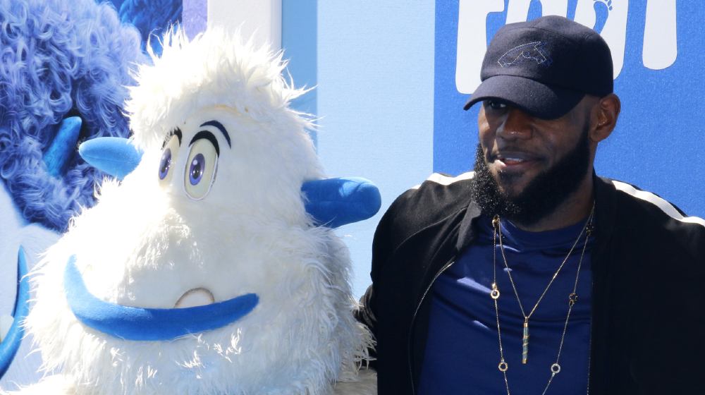 LeBron James and Migo at the Los Angeles premiere of 'Smallfoot' held at the Regency Village | LeBron James Is The Most Hated NBA Player On Twitter | featured