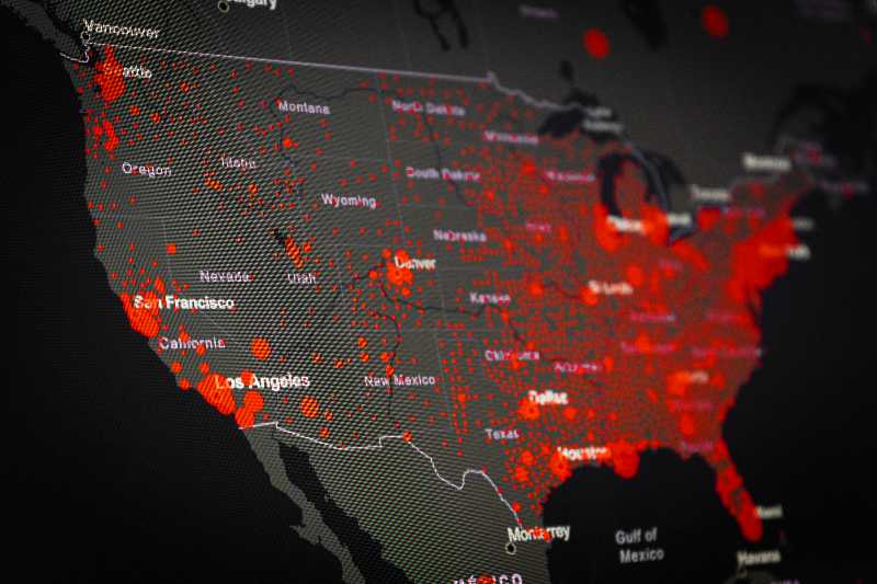 Map of Coronavirus (Covid-19) | Committee to Unleash Prosperity Report Shows Red States Handled COVID Better
