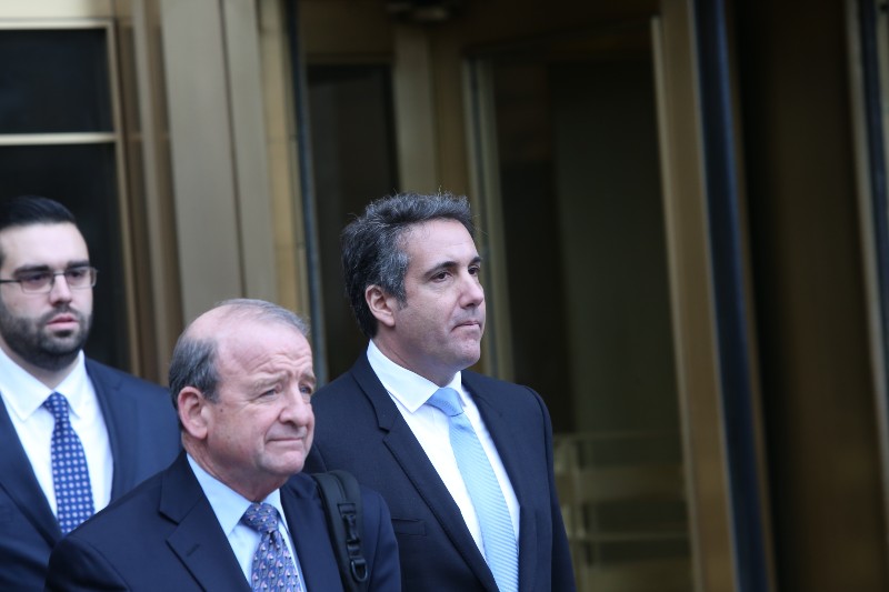 Michael Cohen leaves court after hearing-Michael Cohen