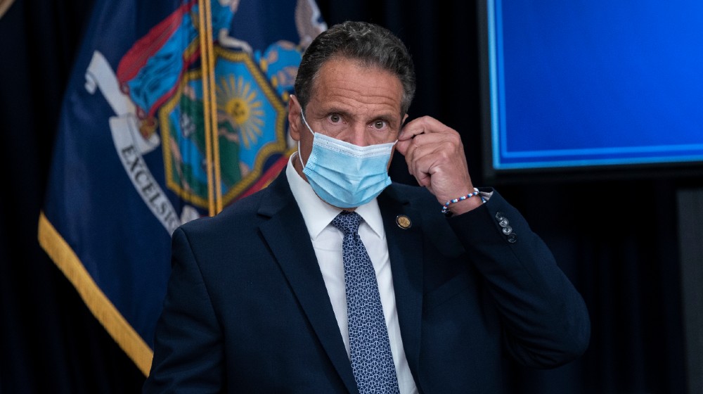 NYS Governor Andrew Cuomo makes an announcement and holds media briefing at 3rd Avenue office-Covid Tests-ss-featured