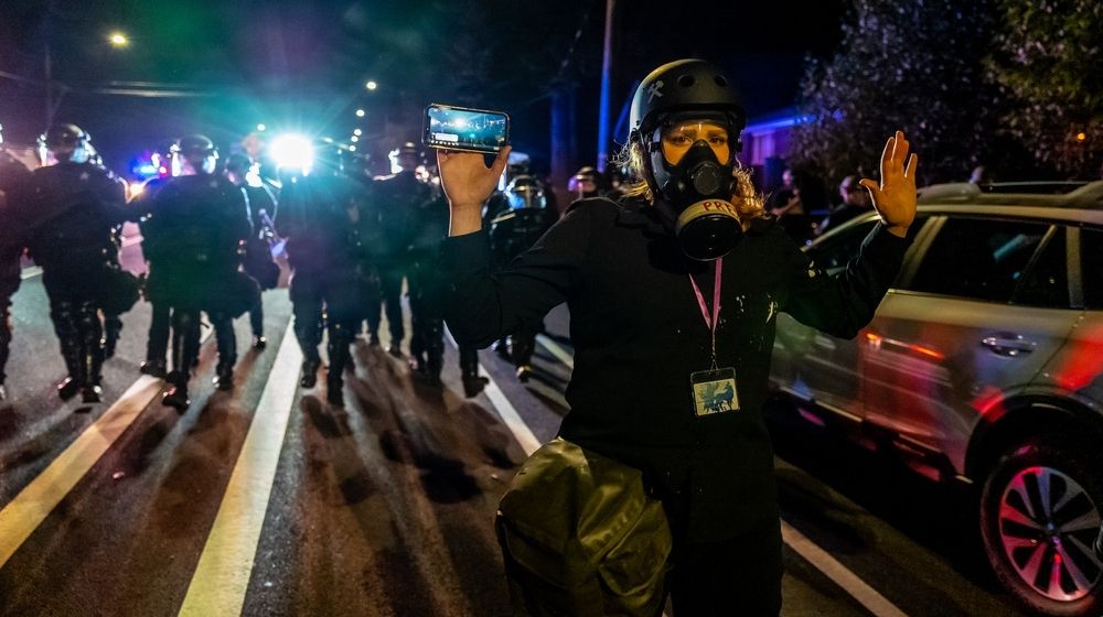 Portland Protest has been Ongoing since George Floyd's Death | Portland Police Chief, President Donald Trump React to Killing of Man Near Downtown Protests Saturday Night | Featured