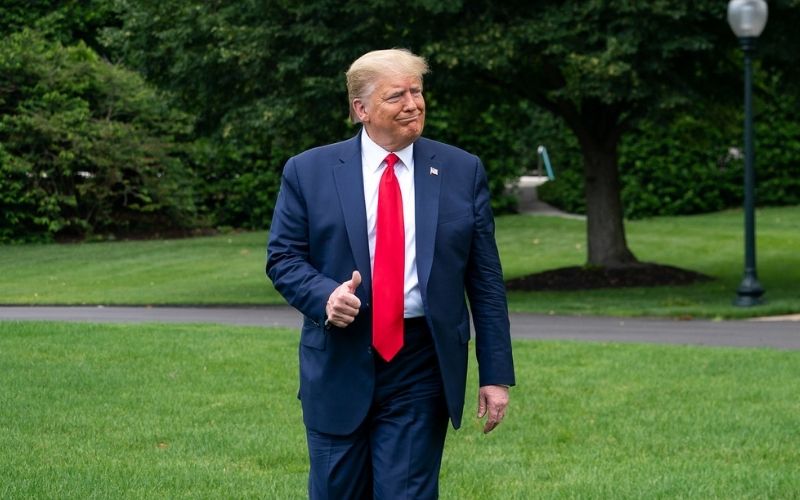 President Donald J. Trump Walks | Florida, Pennsylvania Emerge as Key Battlegrounds in Presidential Race