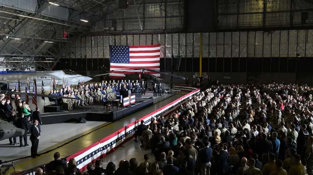 Donald Trump speaks at Joint Base Andrews | US Space Force Division Lands at Vandenberg | Featured