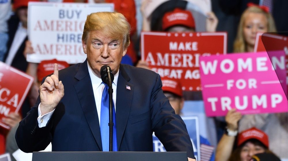 President Donald Trump with the "Pointing Index Finger" Gesture as He Speaks at a Campaign Rally | Did a Prank from Teens Lead to Disappointing Turnout at Trump’s Tulsa Rally? | Featured