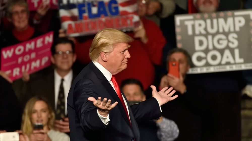 President Donald Trump arms wide open | House Judiciary Approves Articles of Impeachment, GOP Slams ‘Kangaroo Court’ | Featured