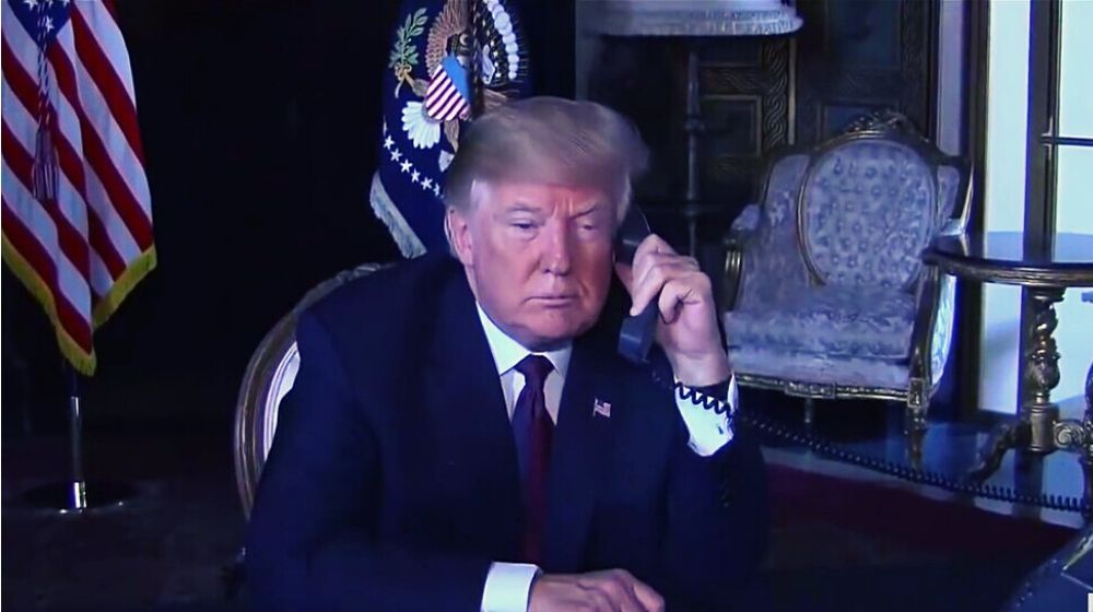 Donald Trump talking on the phone | Trump Temporarily Freezes Immigration | Featured