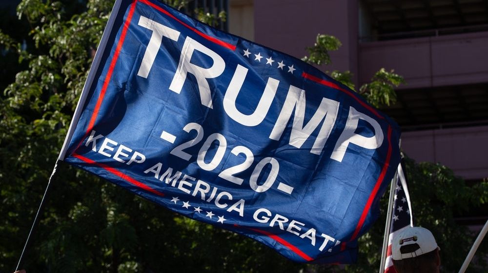 Trump 2020 Flag | YouTuber Flies to Arizona to Make His Vote for Trump Count | Featured
