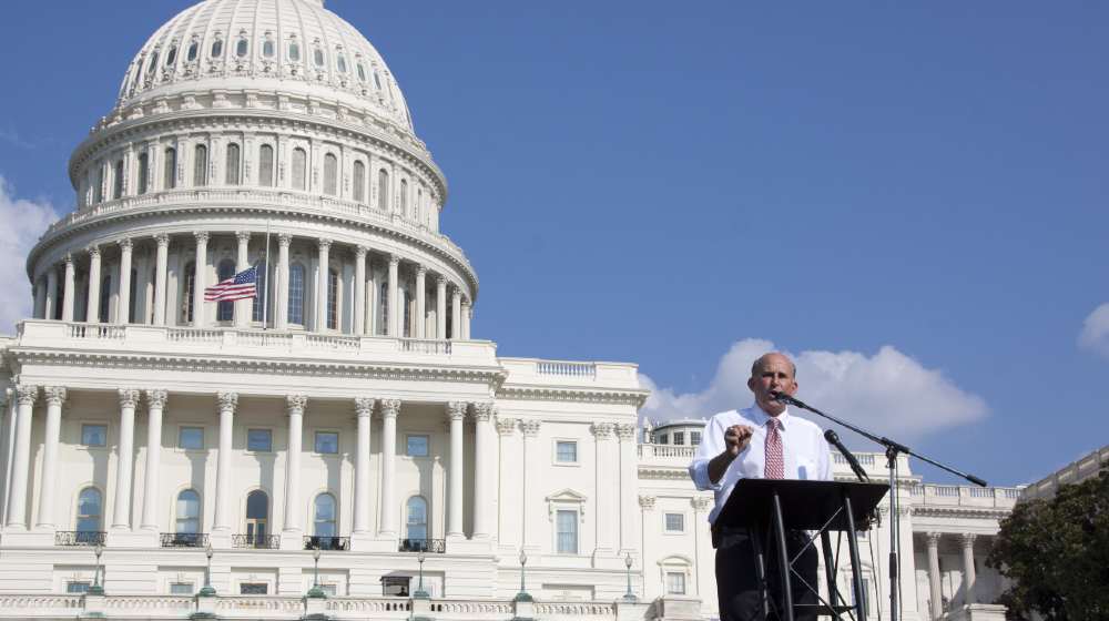 Rep. Louie Gohmert (R-TX) speaks at the 911 Justice for Benghazi rally at the US Capitol on September 11, 2013 in Washington, DC | Rep. Louie Gohmert Asks If US Can Change The Earth’s Orbit | featured