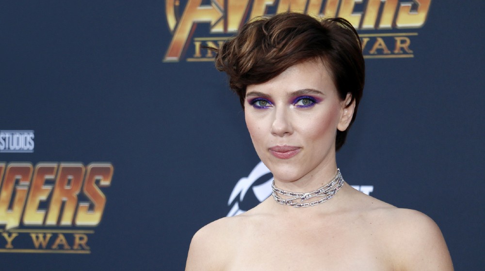 Scarlett Johansson at the premiere of Disney and Marvel's 'Avengers | Scarlett Johansson Sues Disney Over ‘Black Widow’ Streaming | featured