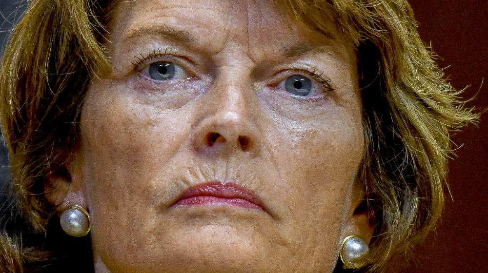 Senator Lisa Murkowski Republican of Alaska listens to witness during a Senate Subcommittee hearing on Appropriations-Unseat Lisa Murkowski-ss-featured