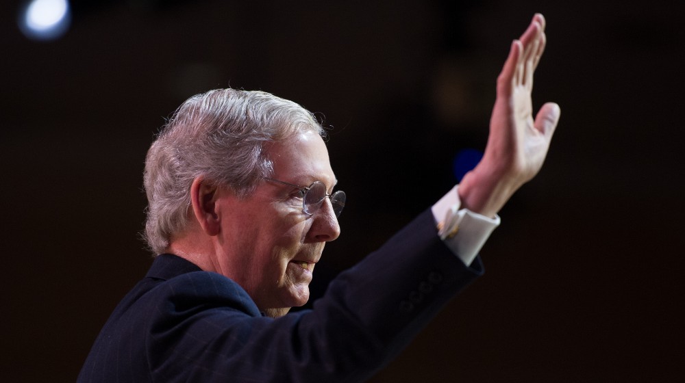 Senator Mitch McConnell (R-KY) speaks at the Conservative Political Action Conference | McConnell Says Move to Impeach the President Not Happening | featured