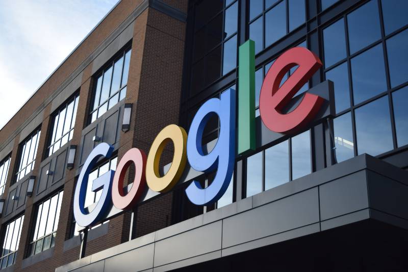 Sign on the Google building in downtown Detroit | Unvaccinated Employees