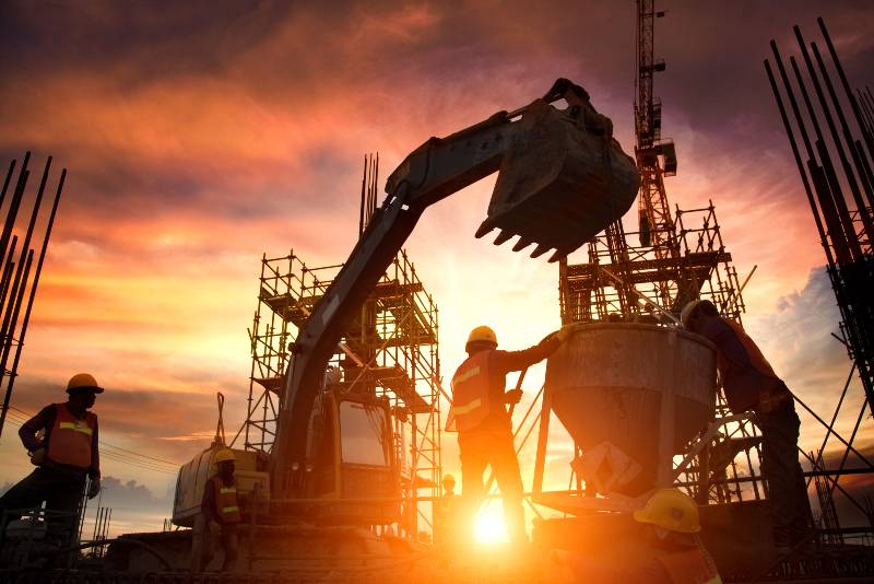 Silhouette Teams of Business Engineers looking for blueprints in construction sites | Addressing Infrastructure: 5 Key Considerations!