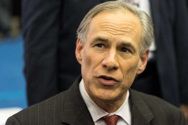 Texas Governor Greg Abbott speaks to the media | Abbott To Drop Off Ilegal Texas Migrants To Washington DC 