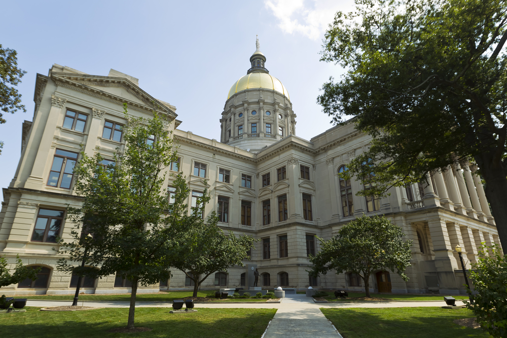 The Georgia State Capitol Building in Atlanta-GOP Senate Control Hinges on Georgia Run-Off-ss-Featured