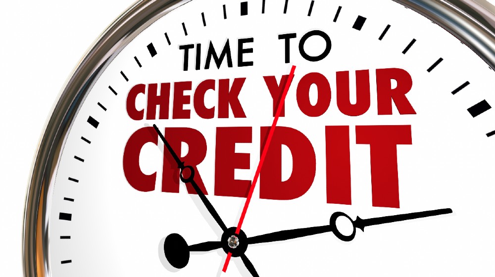 Time to Check Your Credit Score Report Clock 3d Illustration | Check Thy Credit, Know Thy Credit | featured